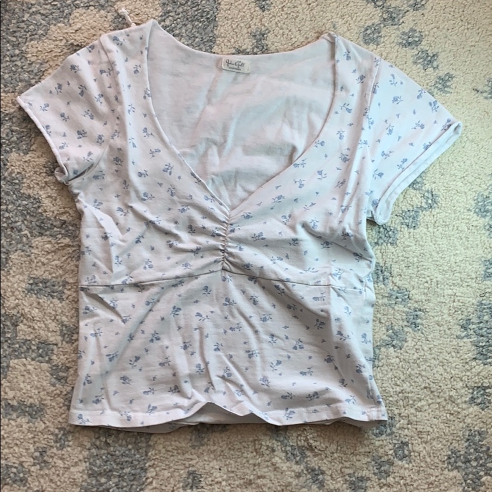 Brandy Melville floral Gina top
